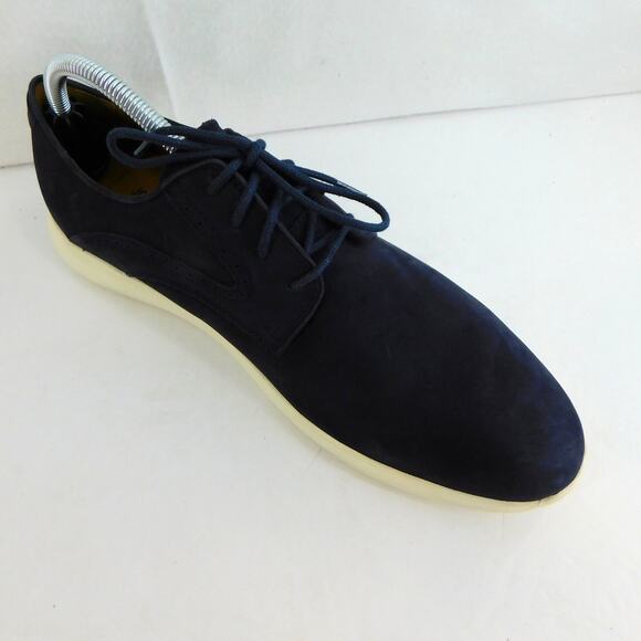 Johnston & Murphy Henning Plain Toe Men's Navy Nubuck Size 10 New Shoes - Picture 10 of 10